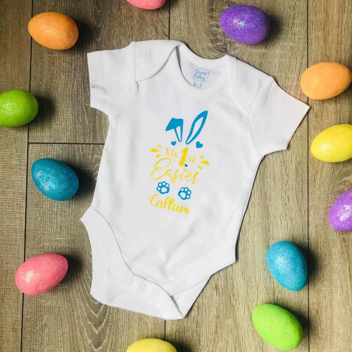 1st Easter Baby Vest