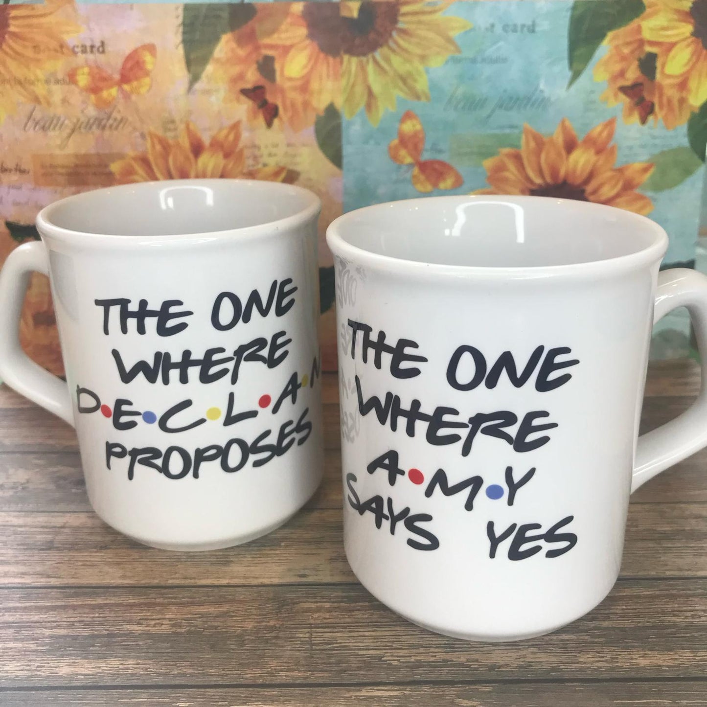 Friends Engagement Mugs (Twin set)