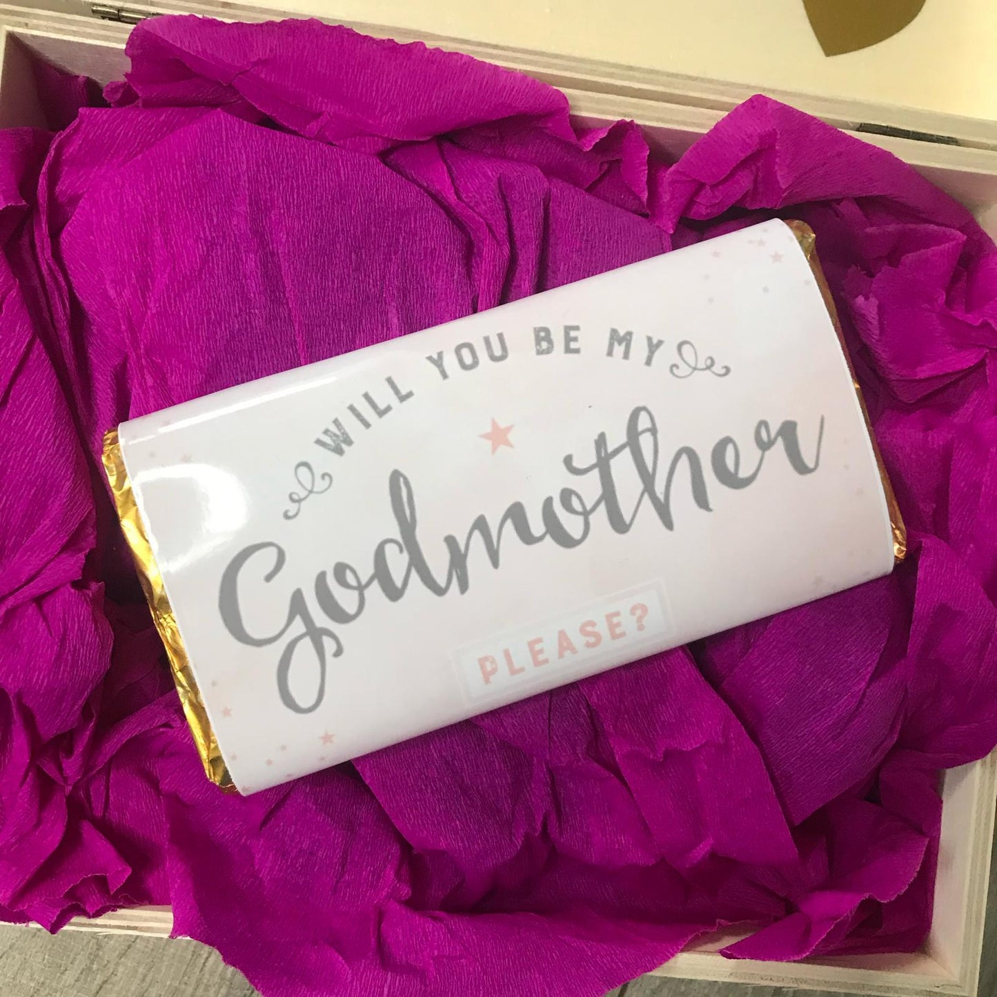 Large Personalised Chocolate Bar