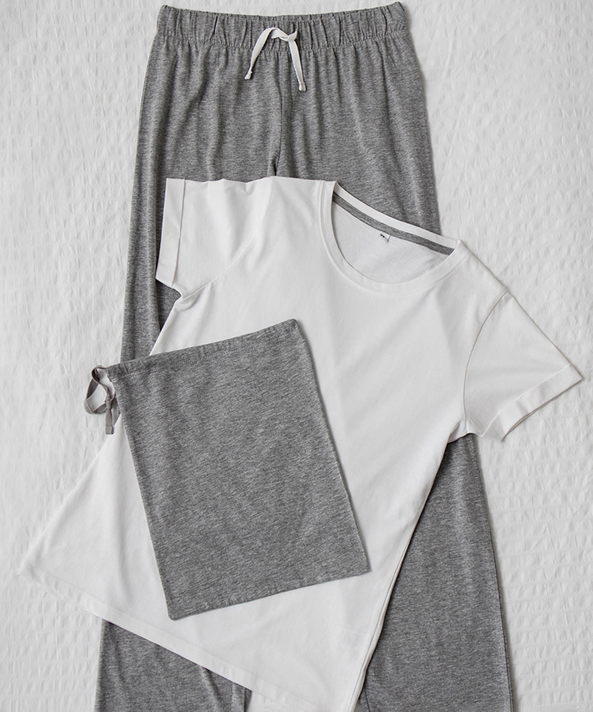 Cotton PJs in Drawstring Bag (Long)