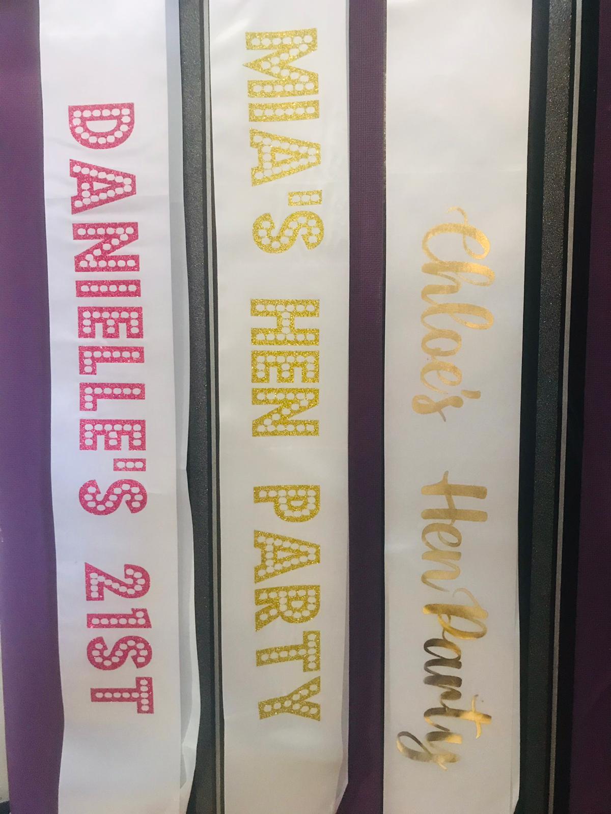 Personalised Sash