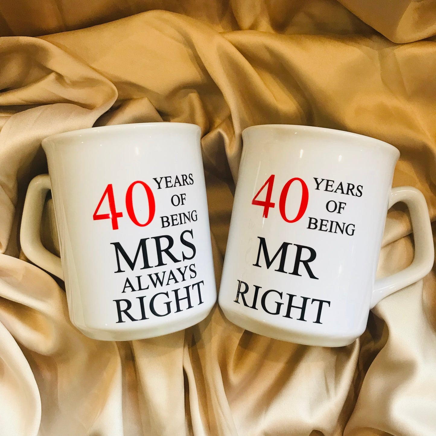 Anniversary Mugs - Set of 2