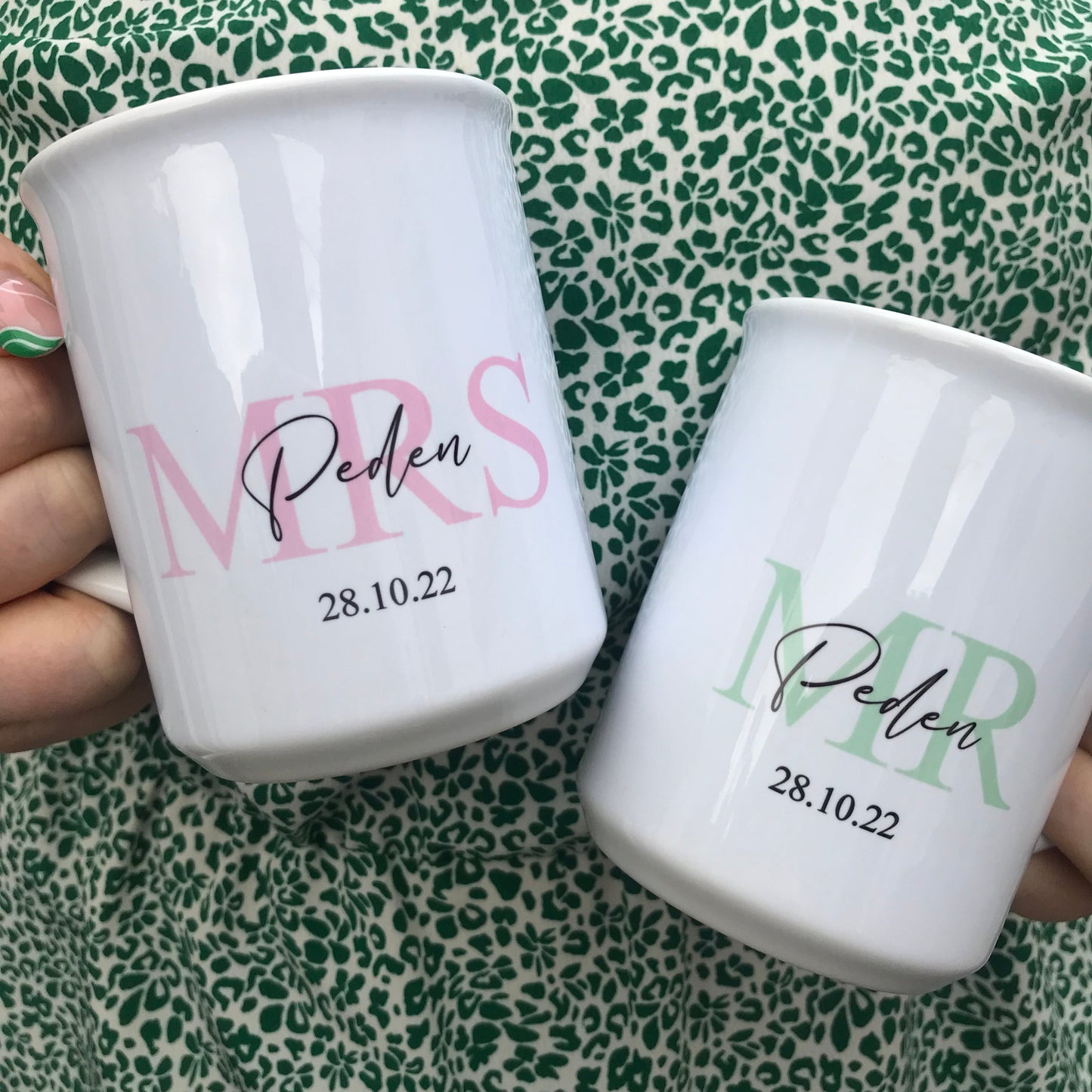 Wedding Mug/Coaster (Twin set)